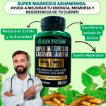 Super Magnesio 600mg + Ashwagandha 400mg | Pack Anti-Estrés y Sueño Reparador