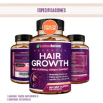 Hair Growth® Vitamina para cabello con Biotina x 120 cápsulas