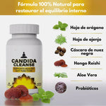Candida Cleanse - Reduce antojos, hinchazón y fatiga